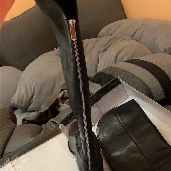 NWB!! I.N.C. Over the knee black leather boots!! - Picture 4 of 9